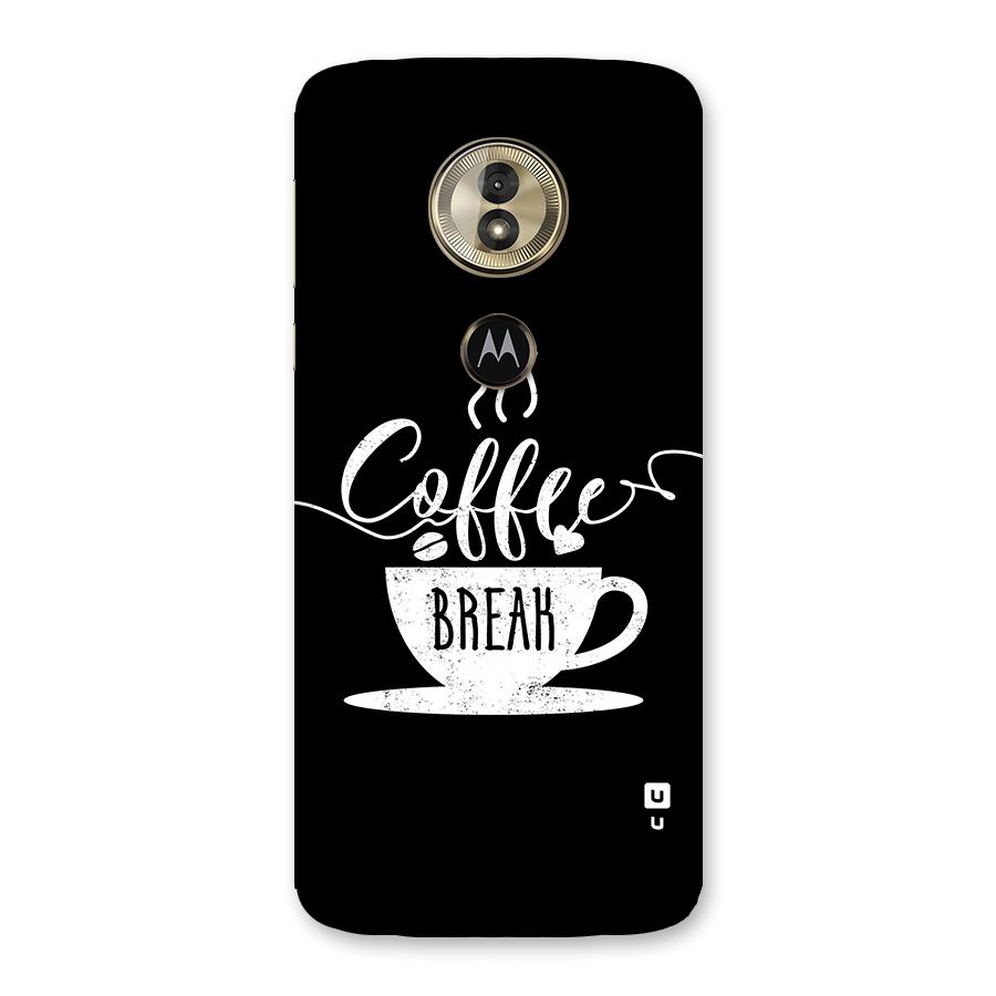 Coffee Break Back Case for Moto G6 Play
