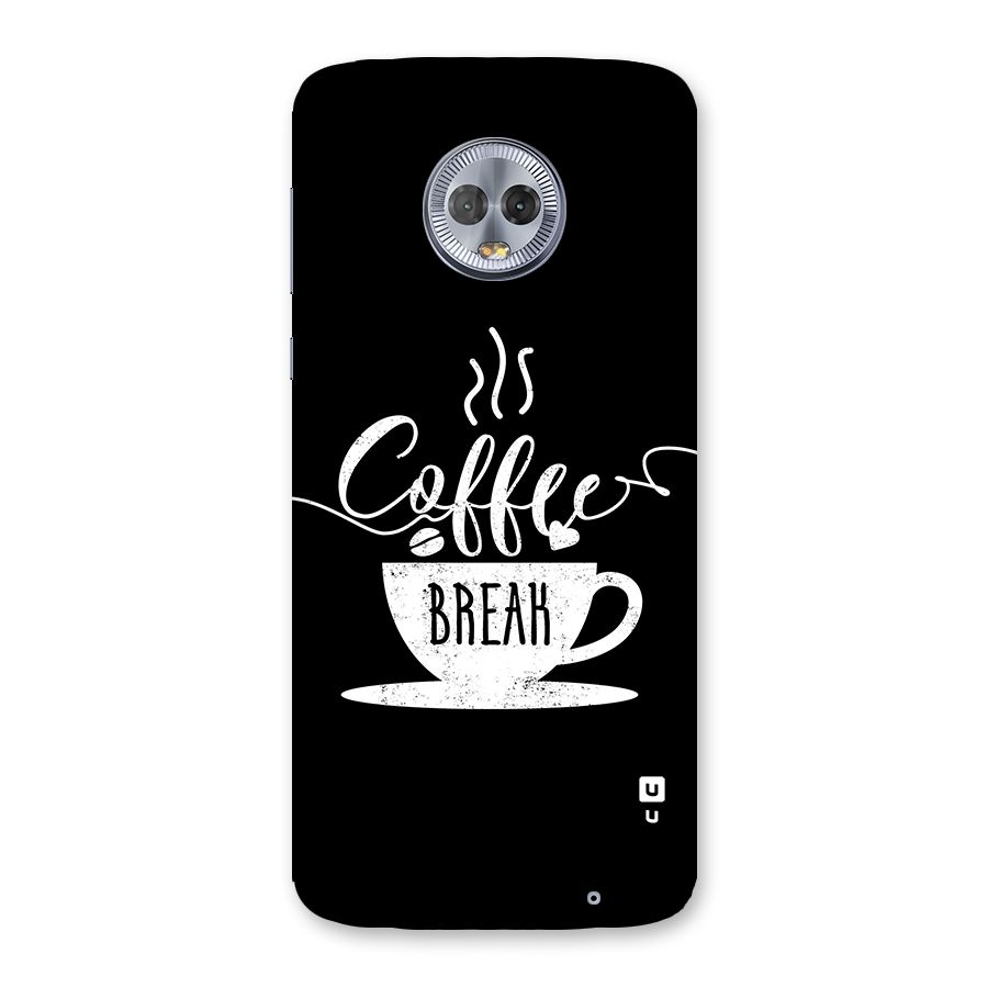 Coffee Break Back Case for Moto G6 Plus