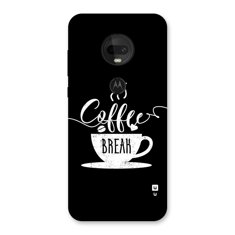 Coffee Break Back Case for Moto G7