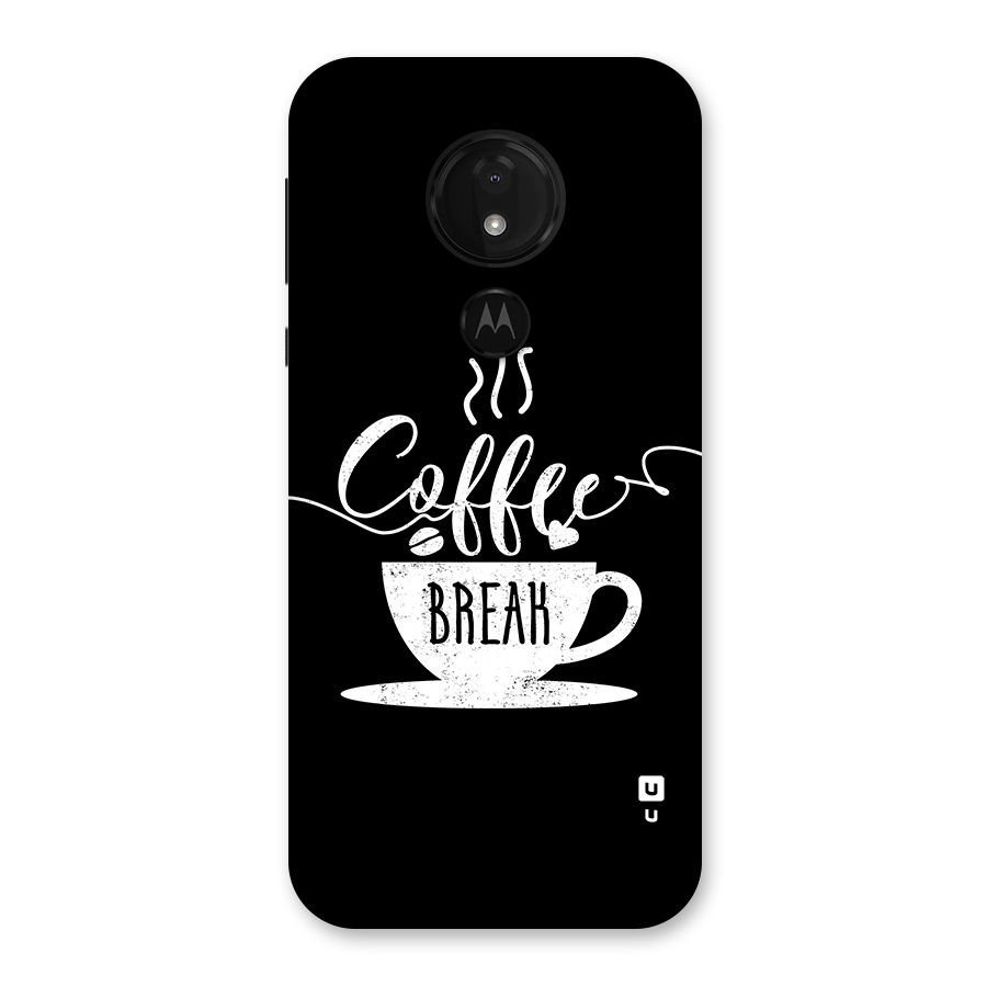 Coffee Break Back Case for Moto G7 Power
