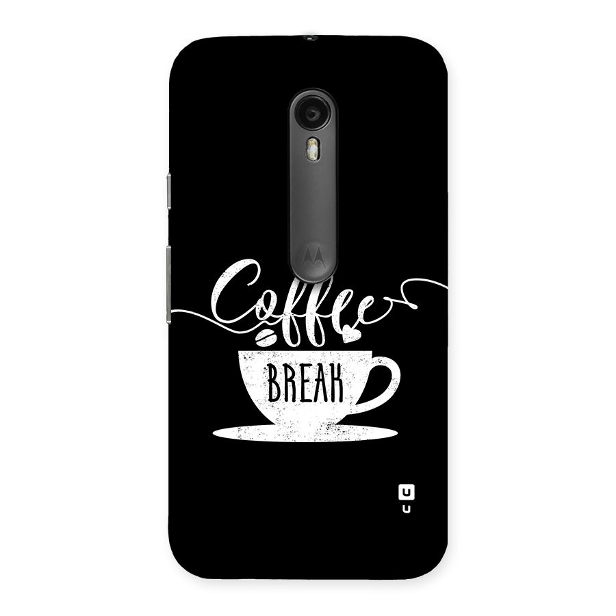 Coffee Break Back Case for Moto G Turbo