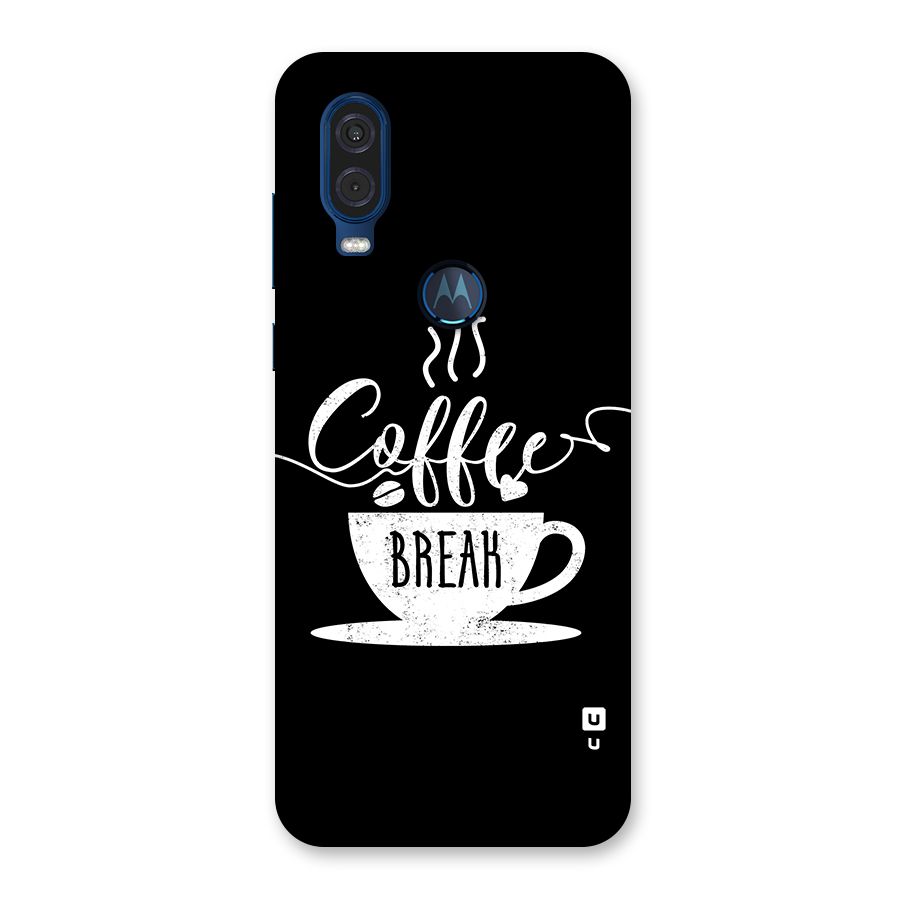 Coffee Break Back Case for Motorola One Vision