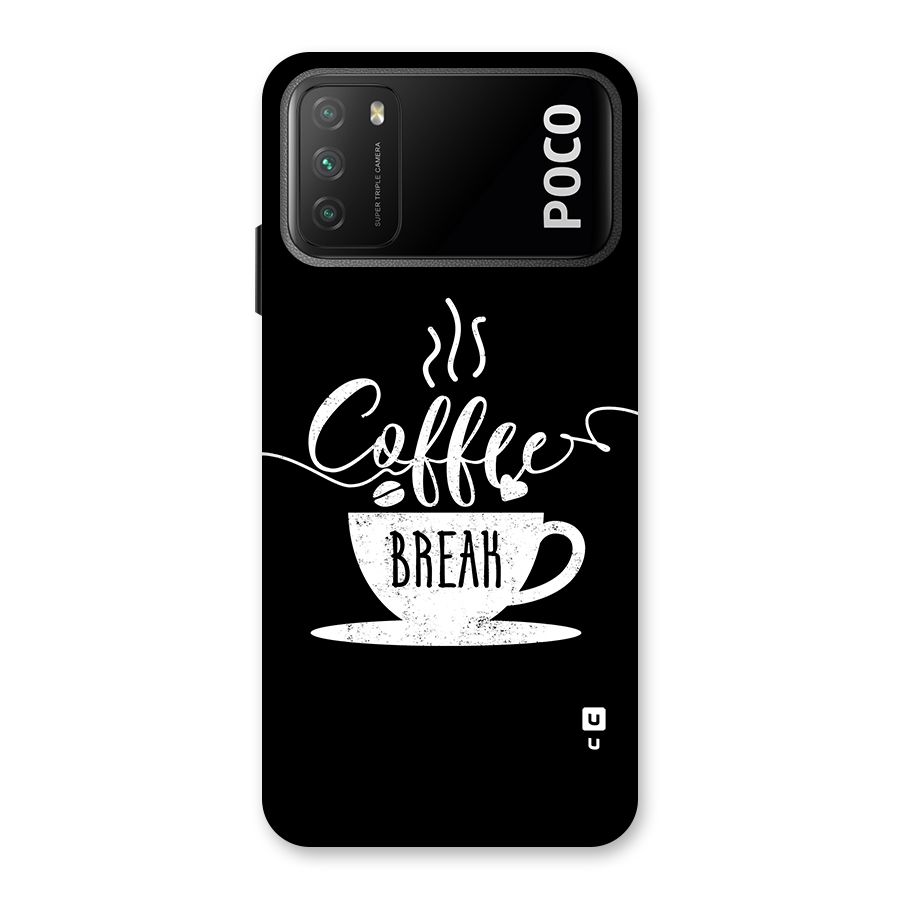Coffee Break Back Case for Poco M3