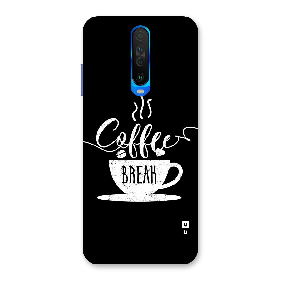 Coffee Break Back Case for Poco X2