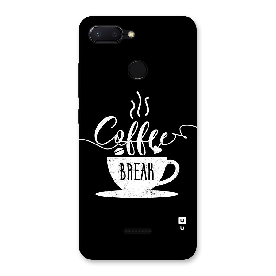 Coffee Break Back Case for Redmi 6