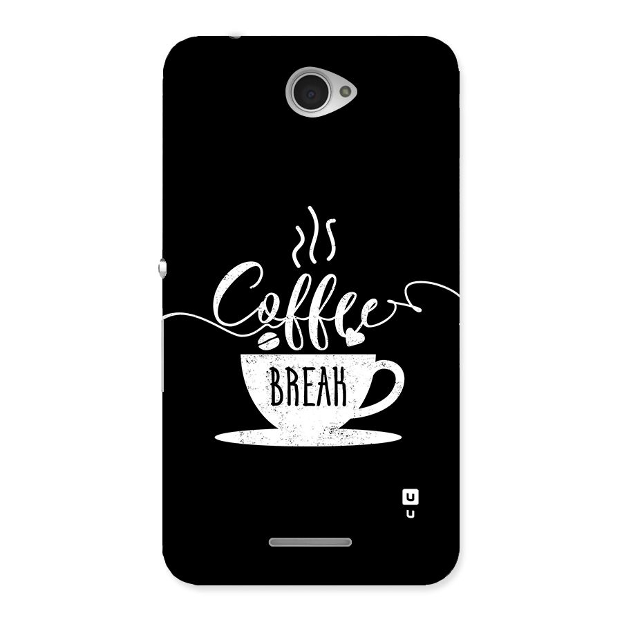 Coffee Break Back Case for Xperia E4