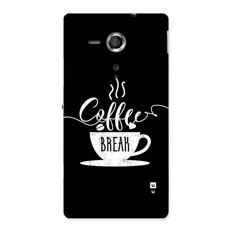 Coffee Break Back Case for Xperia Sp