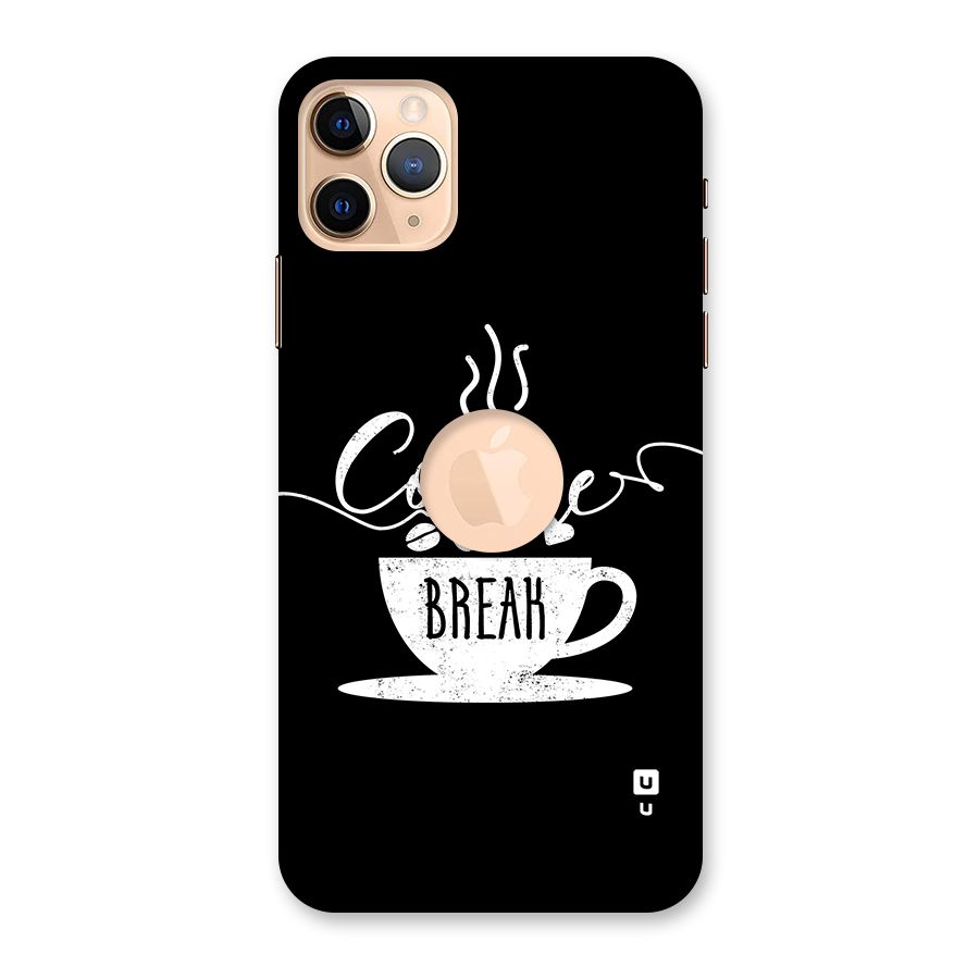 Coffee Break Back Case for iPhone 11 Pro Max Logo Cut