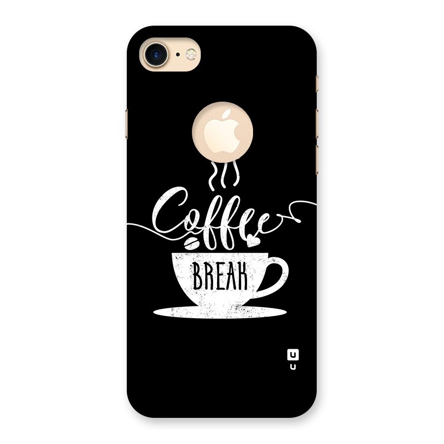 Coffee Break Back Case for iPhone 7 Logo Cut