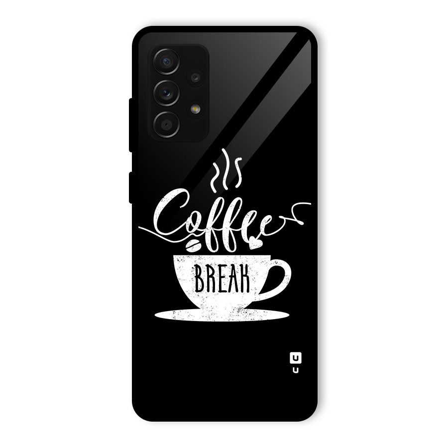 Coffee Break Glass Back Case for Galaxy A53 5G
