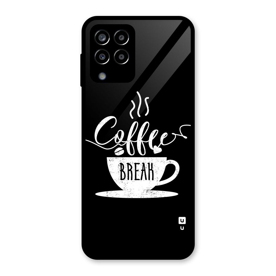 Coffee Break Glass Back Case for Galaxy M33