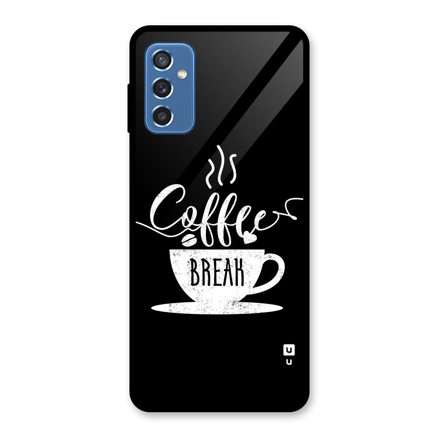 Coffee Break Glass Back Case for Galaxy M52 5G