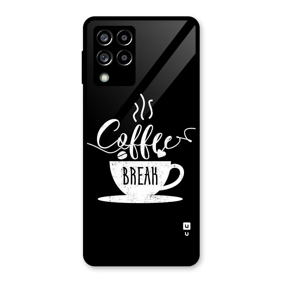 Coffee Break Glass Back Case for Galaxy M53 5G
