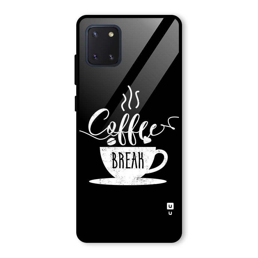 Coffee Break Glass Back Case for Galaxy Note 10 Lite