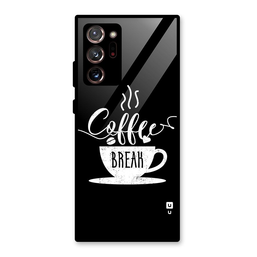 Coffee Break Glass Back Case for Galaxy Note 20 Ultra 5G