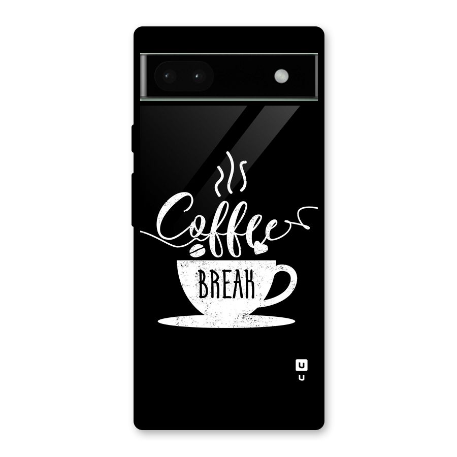 Coffee Break Glass Back Case for Google Pixel 6a