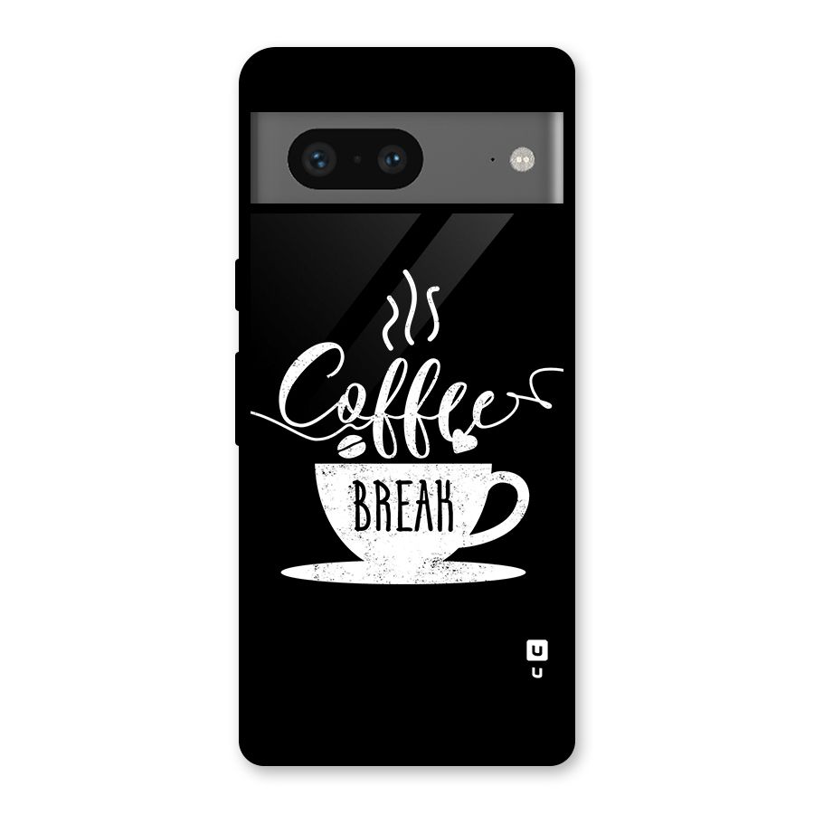 Coffee Break Glass Back Case for Google Pixel 7