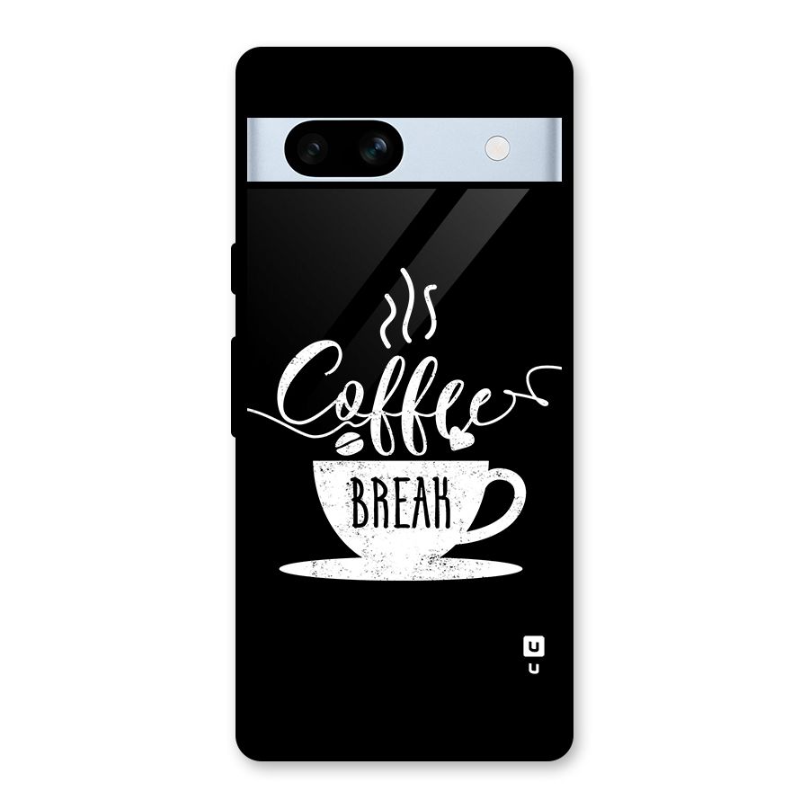 Coffee Break Glass Back Case for Google Pixel 7a