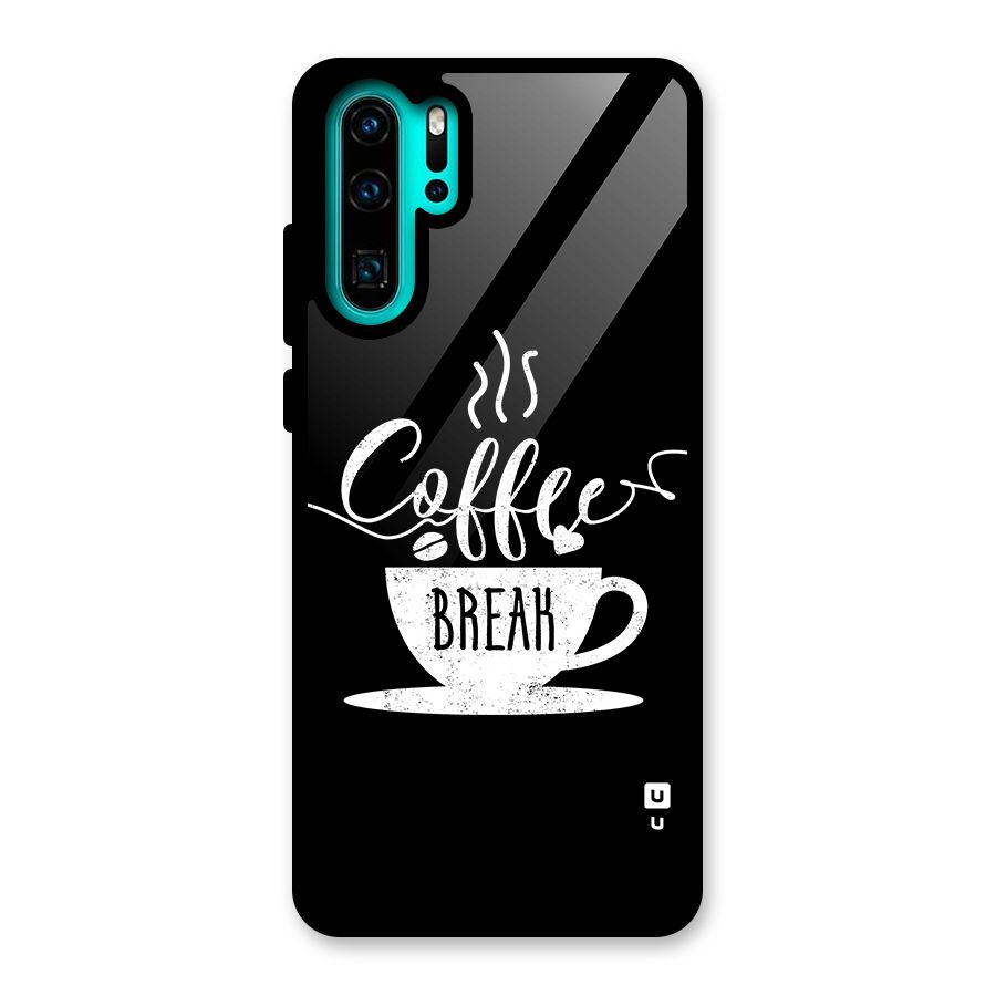Coffee Break Glass Back Case for Huawei P30 Pro