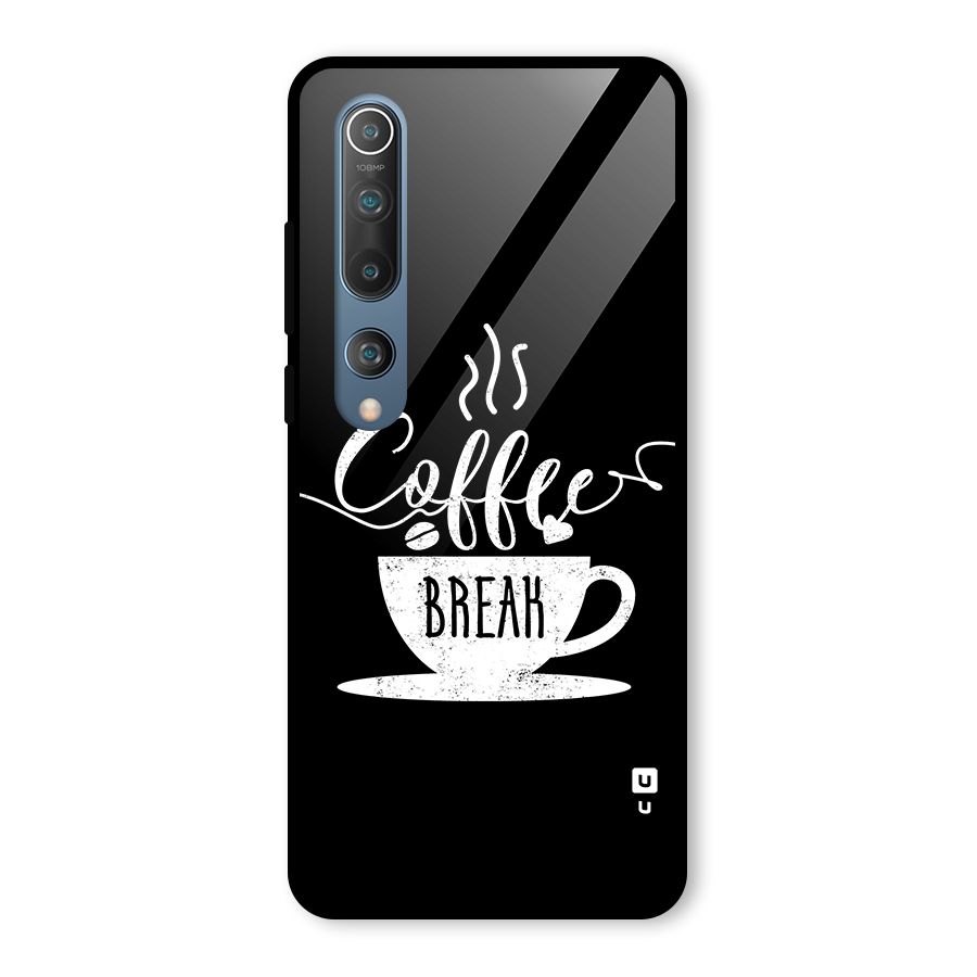 Coffee Break Glass Back Case for Mi 10