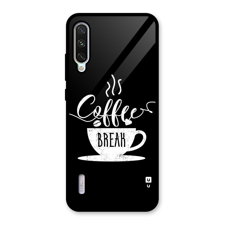 Coffee Break Glass Back Case for Mi A3