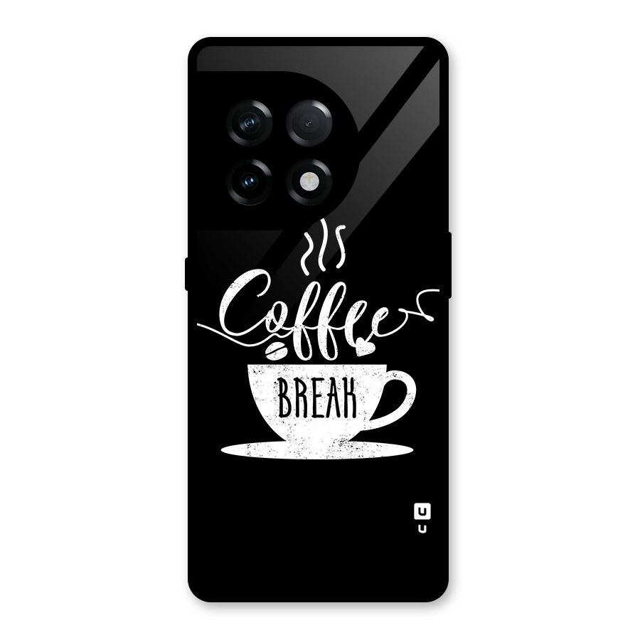 Coffee Break Glass Back Case for OnePlus 11R