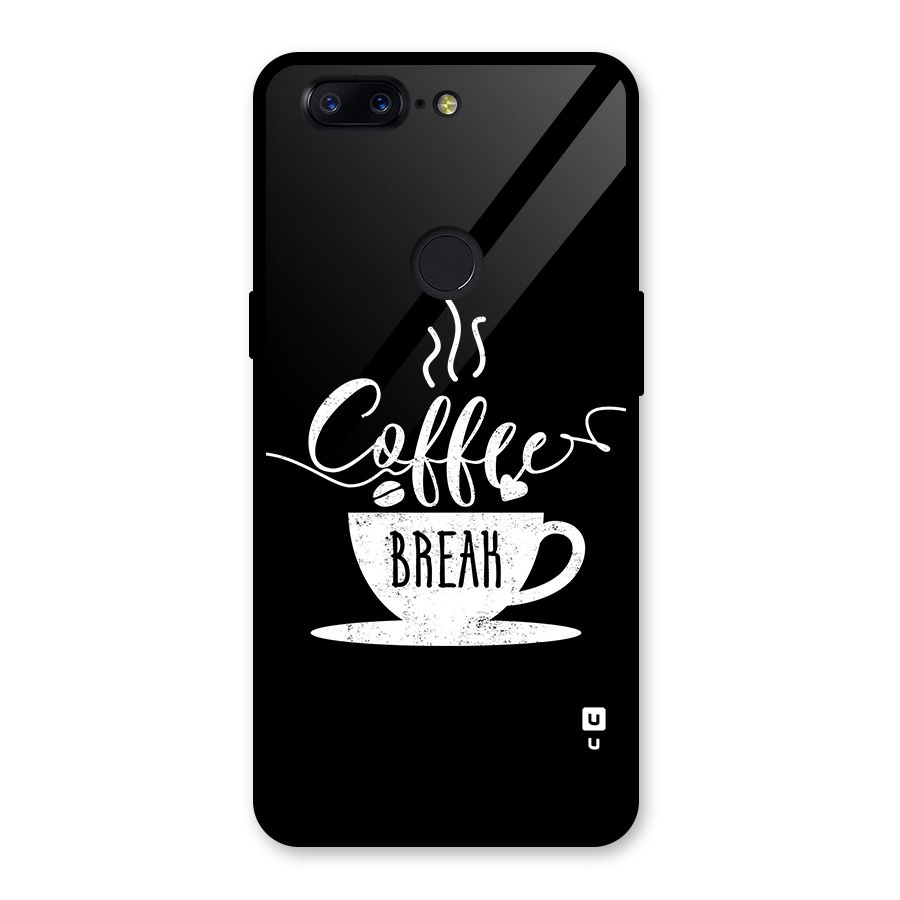 Coffee Break Glass Back Case for OnePlus 5T