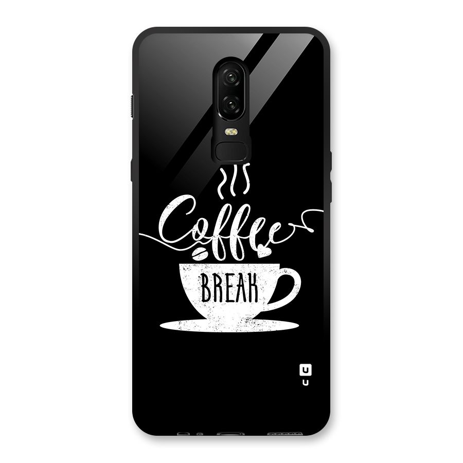 Coffee Break Glass Back Case for OnePlus 6