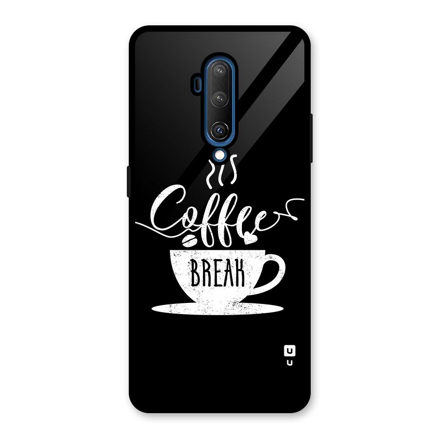 Coffee Break Glass Back Case for OnePlus 7T Pro