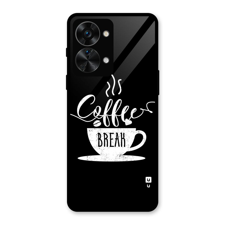 Coffee Break Glass Back Case for OnePlus Nord 2T
