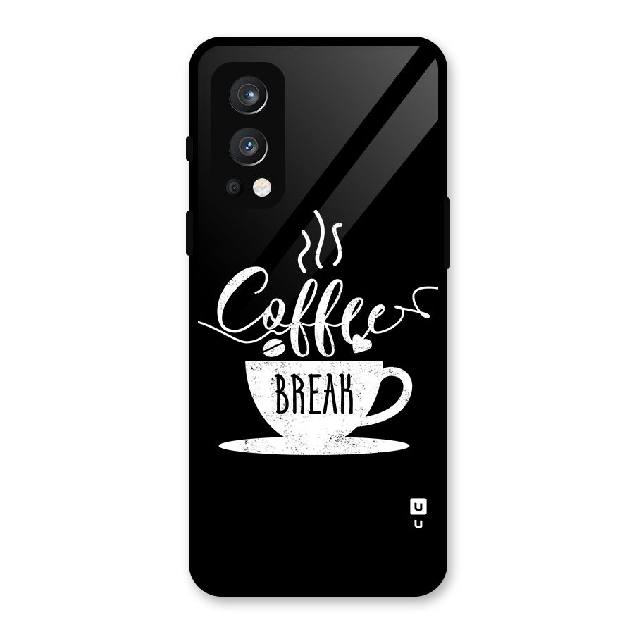 Coffee Break Glass Back Case for OnePlus Nord 2 5G