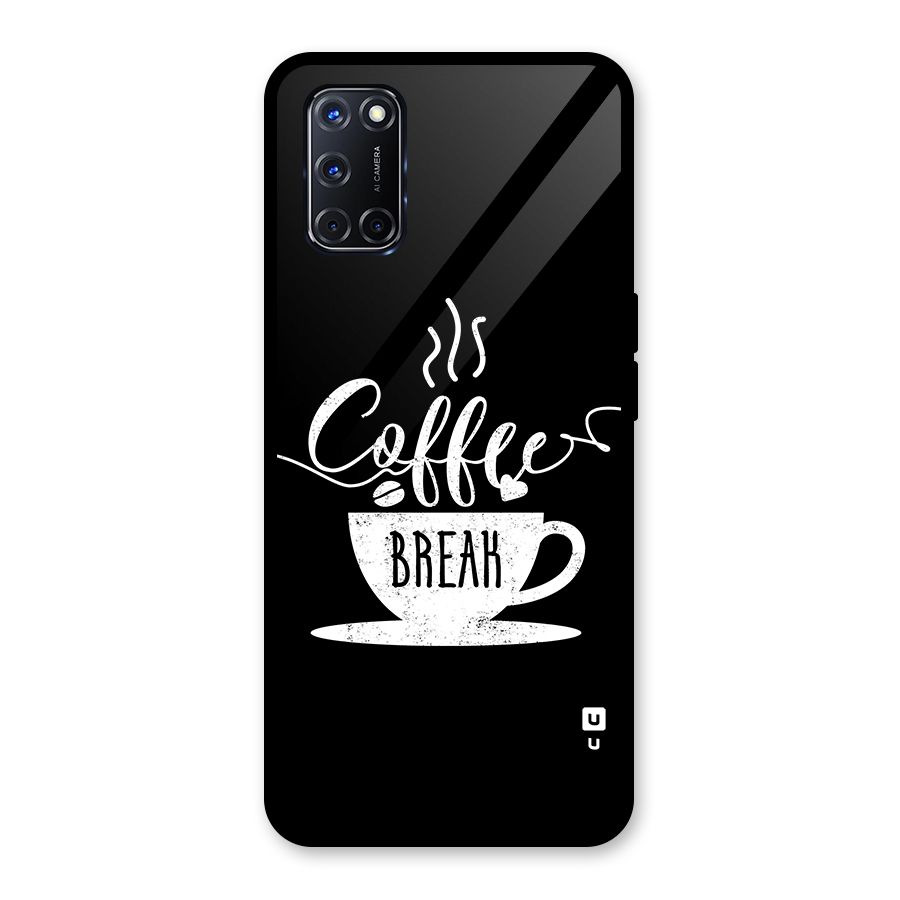 Coffee Break Glass Back Case for Oppo A52