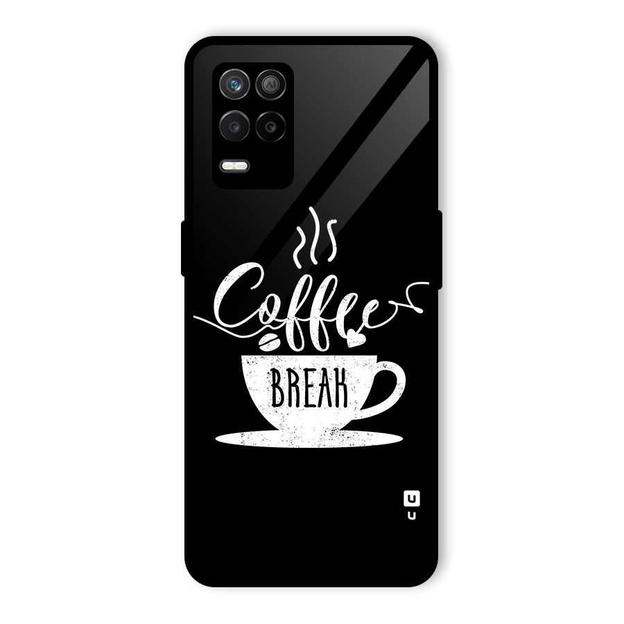 Coffee Break Glass Back Case for Realme 8 5G