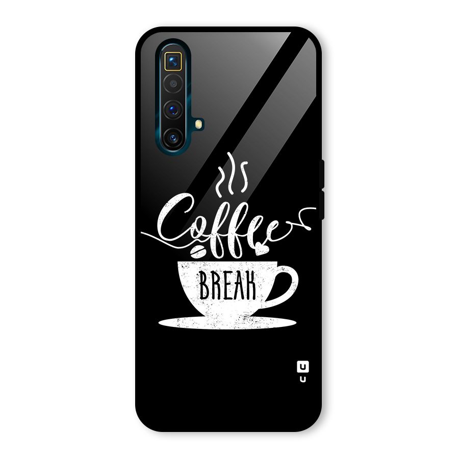 Coffee Break Glass Back Case for Realme X3