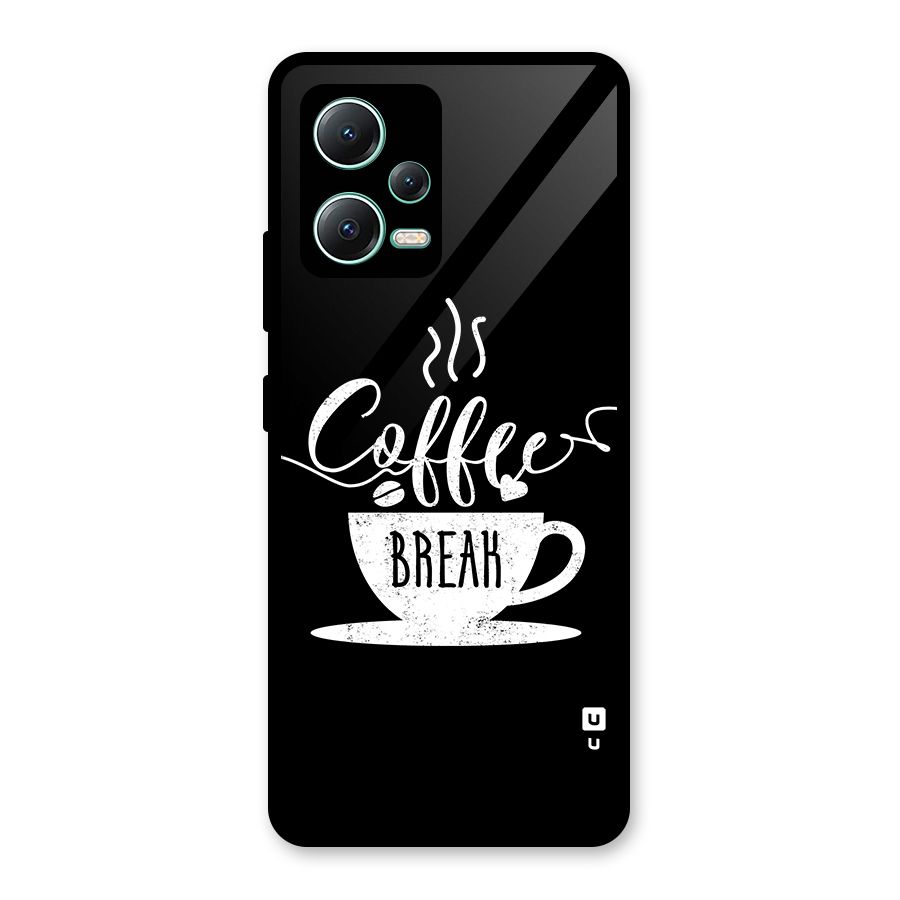 Coffee Break Glass Back Case for Redmi Note 12 5G