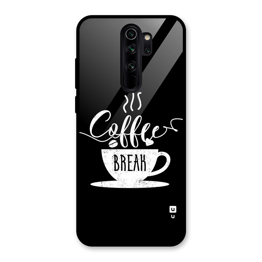Coffee Break Glass Back Case for Redmi Note 8 Pro