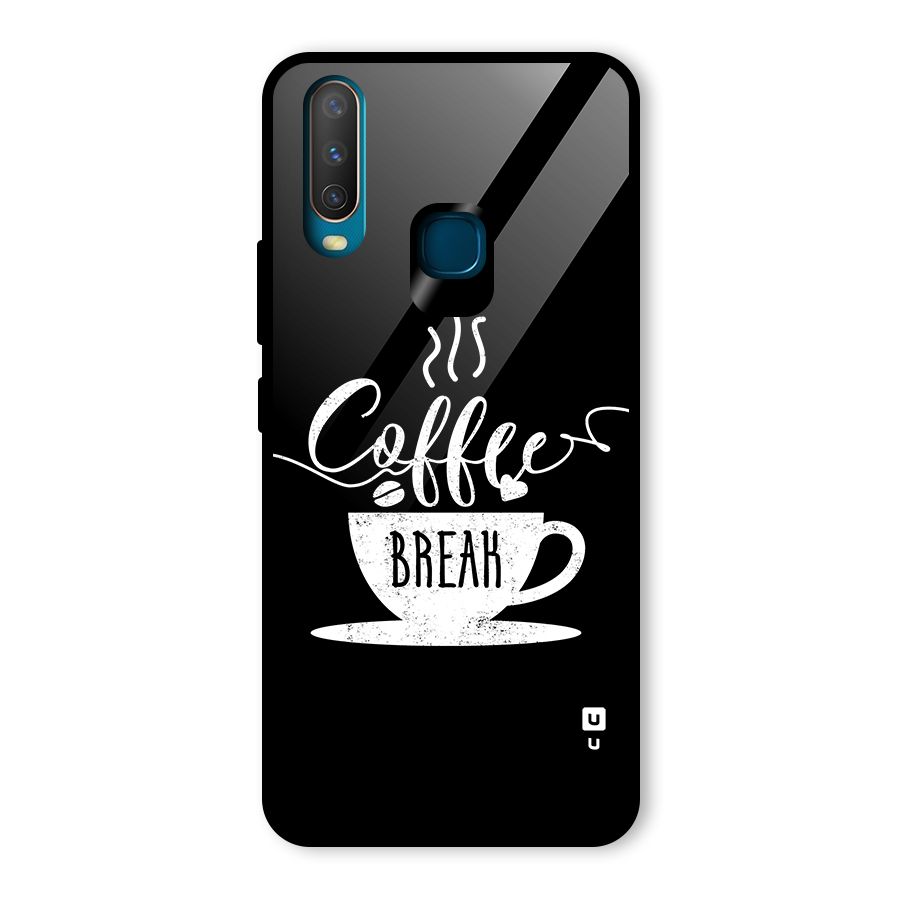 Coffee Break Glass Back Case for Vivo U10