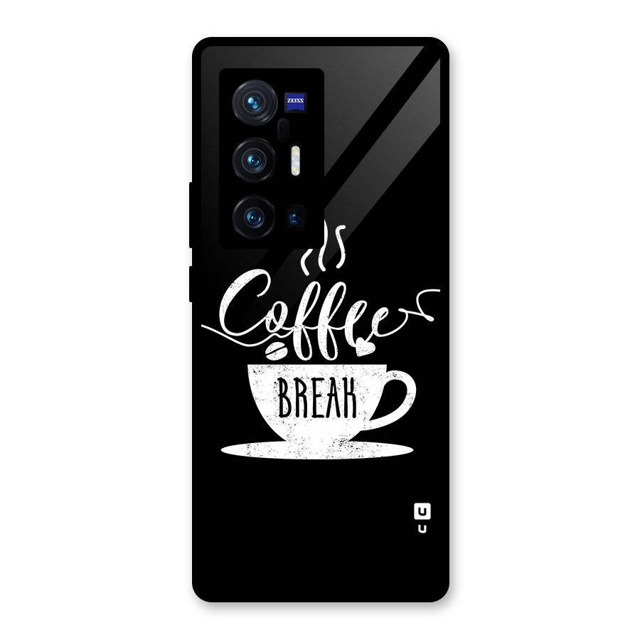 Coffee Break Glass Back Case for Vivo X70 Pro Plus