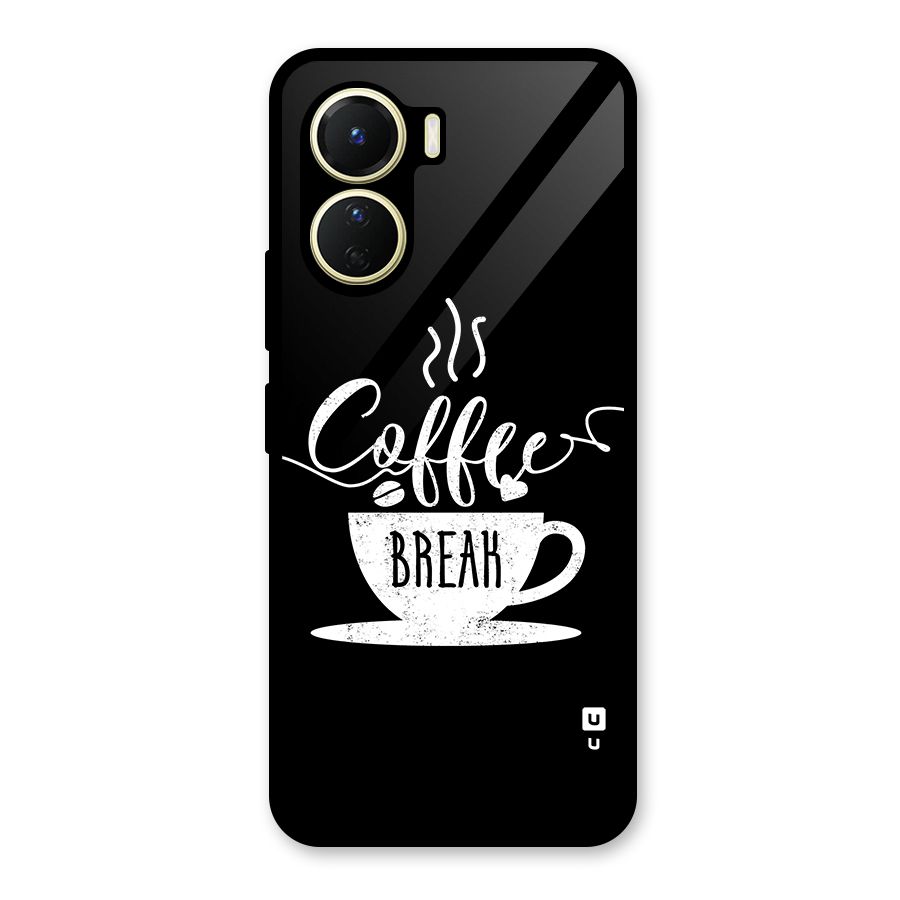 Coffee Break Glass Back Case for Vivo Y16