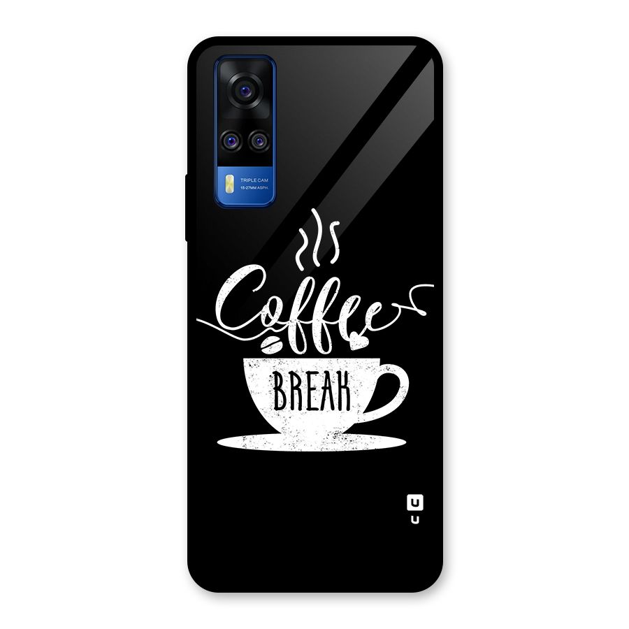 Coffee Break Glass Back Case for Vivo Y31