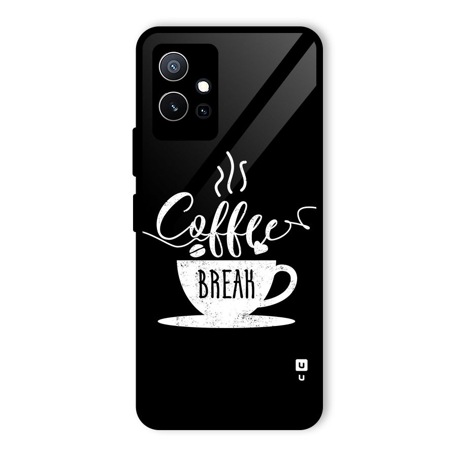 Coffee Break Glass Back Case for Vivo Y75 5G