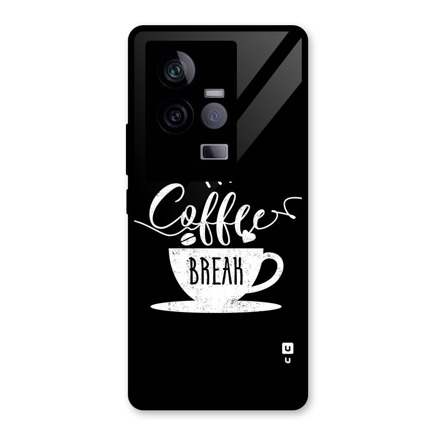Coffee Break Glass Back Case for Vivo iQOO 11 5G