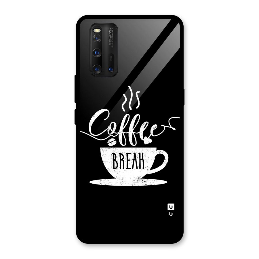 Coffee Break Glass Back Case for Vivo iQOO 3