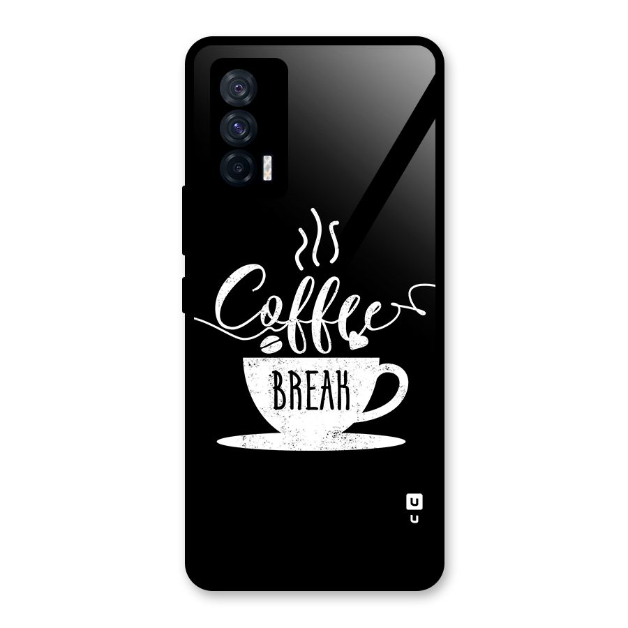 Coffee Break Glass Back Case for Vivo iQOO 7 5G