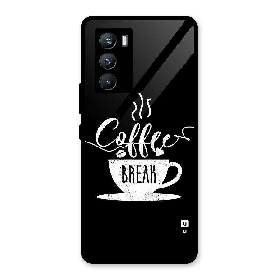 Coffee Break Glass Back Case for Vivo iQOO 9 SE