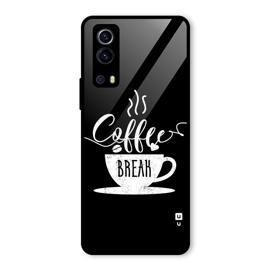 Coffee Break Glass Back Case for Vivo iQOO Z3