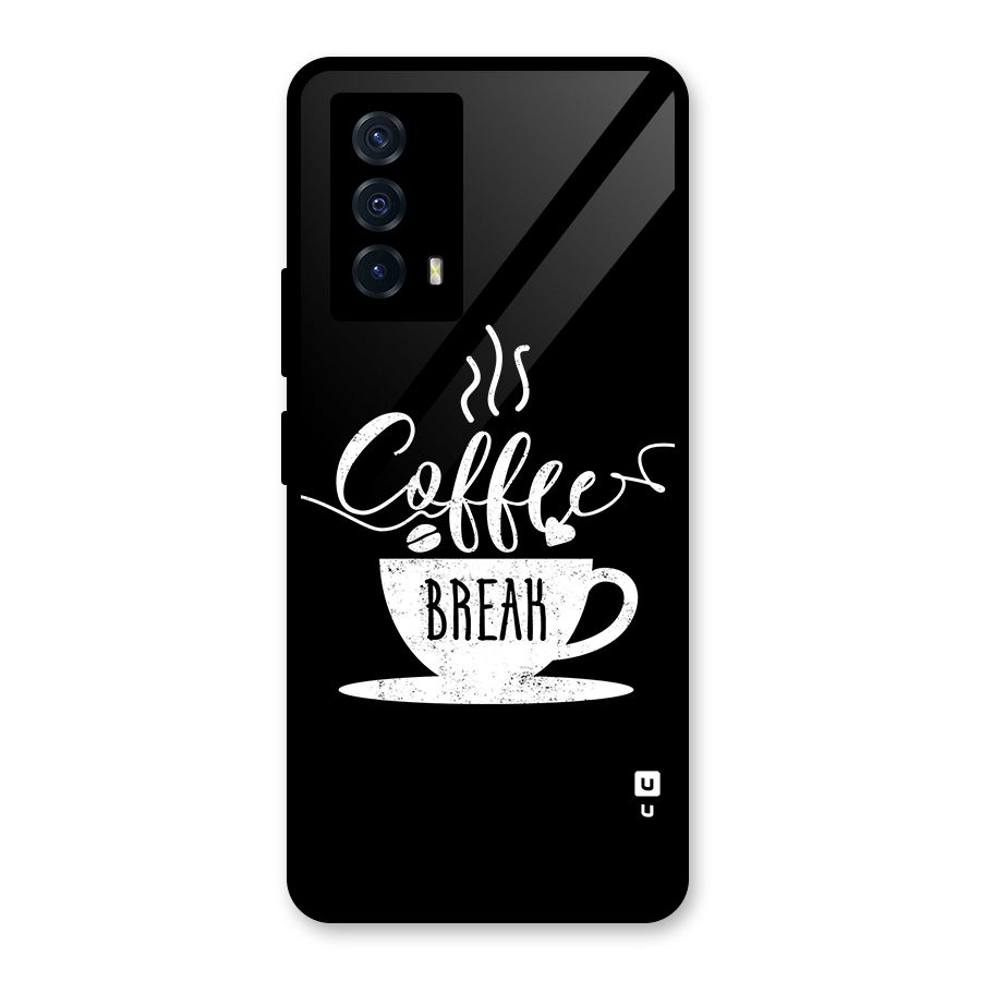 Coffee Break Glass Back Case for Vivo iQOO Z5