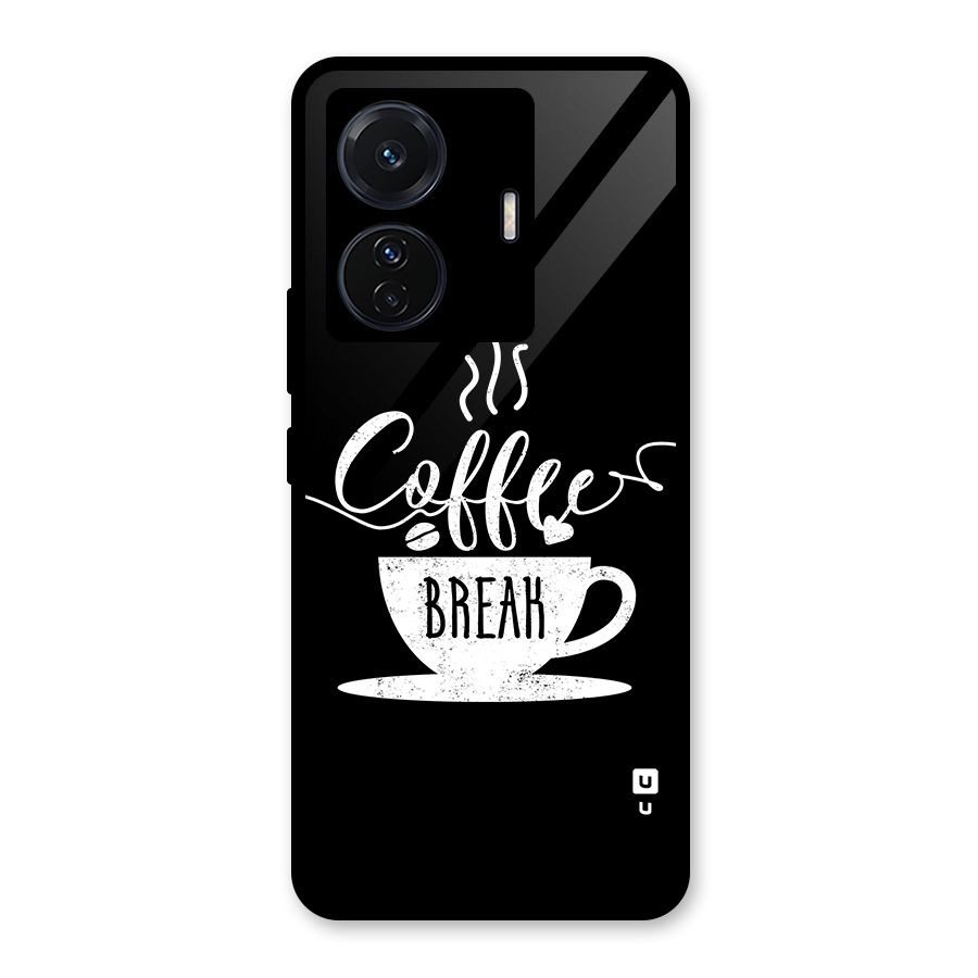 Coffee Break Glass Back Case for Vivo iQOO Z6 Pro