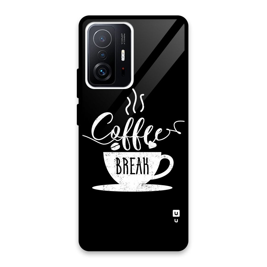Coffee Break Glass Back Case for Xiaomi 11T Pro