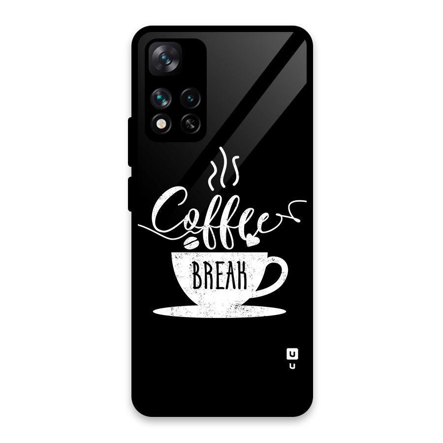 Coffee Break Glass Back Case for Xiaomi 11i 5G